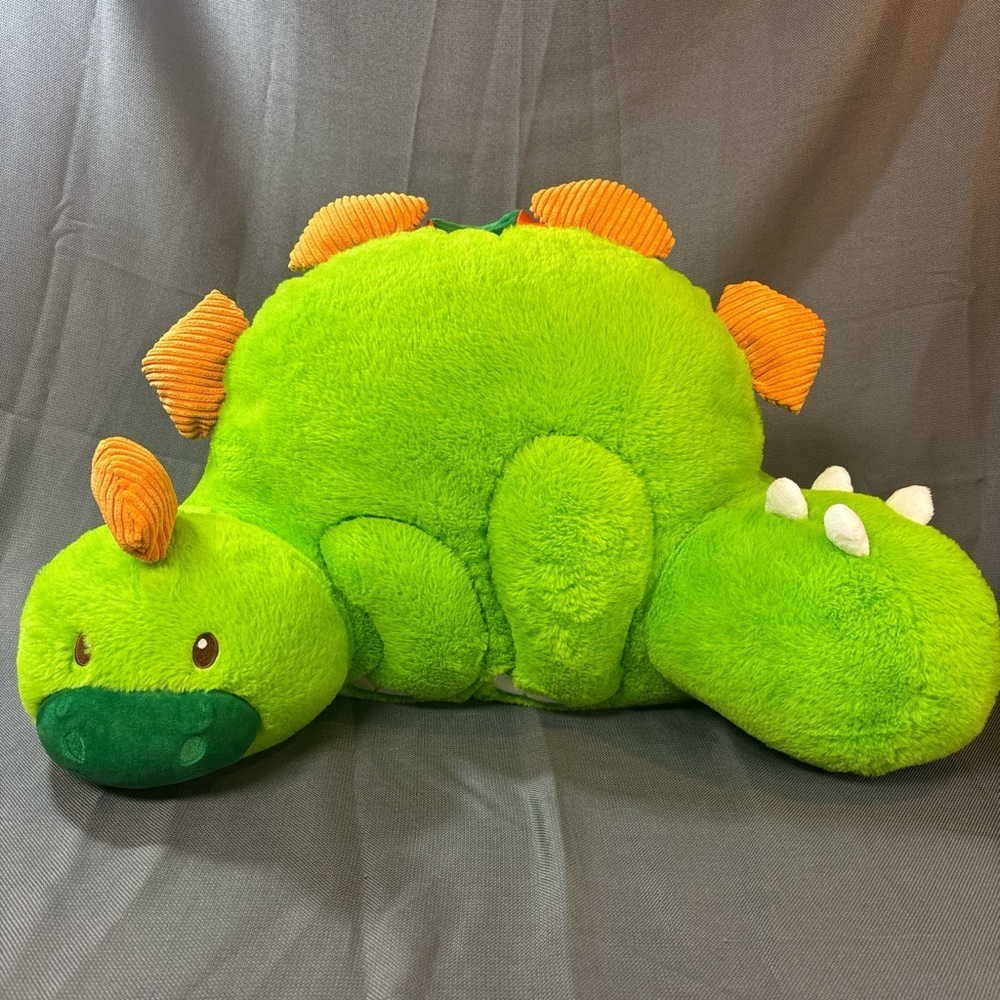 Soft Landing Nesting Nook dinosaur backrest, carrying handle, back pocket
